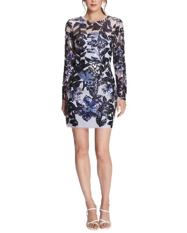 evening party mini dress-Marchesa Notte Mini Dress