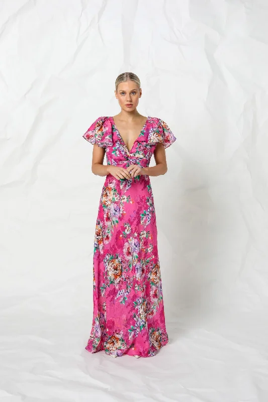 bohemian print maxi dress-Mel Maxi Dress