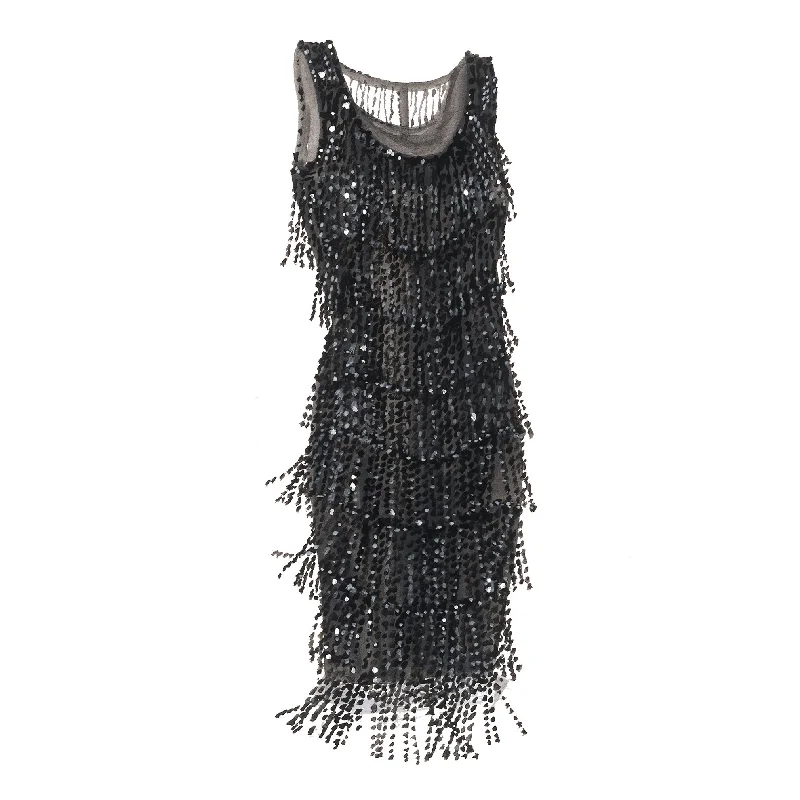 illusion neckline cocktail dress-1927 Party Dress