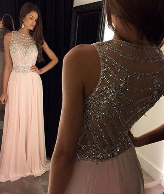 evening dress with bow detail-Elegant Long Prom Dresses with Beaded for women